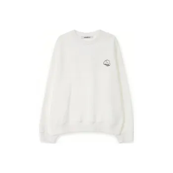 KIMHEKIM PEARL STAMPED SWEATSHIRT Sweatshirt Unisex WHITE/White