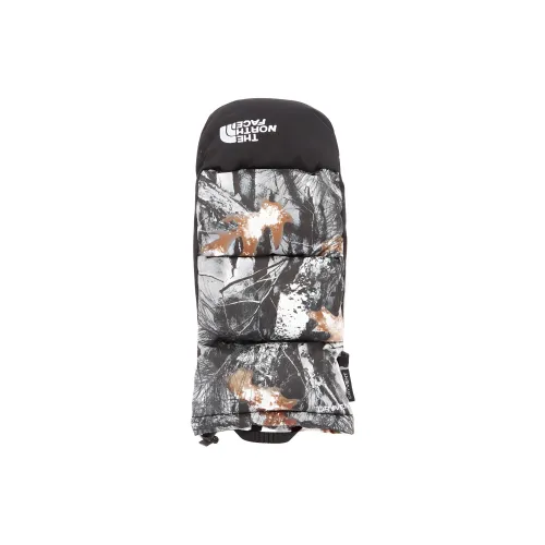 THE NORTH FACE Polyester Goat Leather Goose Down Goose Feather Gloves Unisex Multicolor