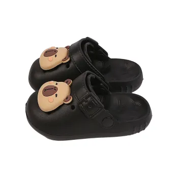 SHIGUDE Sandal Slippers Unisex, Black