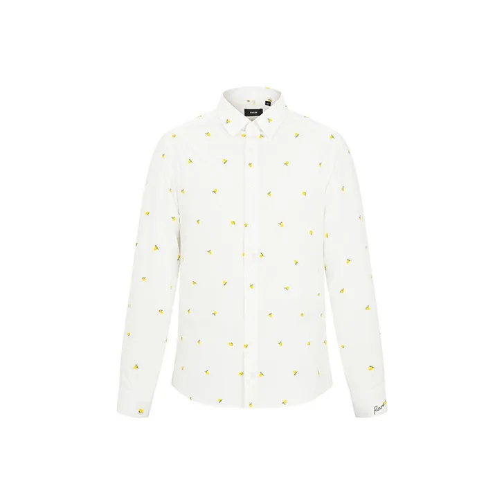 RARE Long Sleeved Shirts Men's White-0