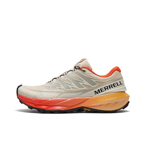 MERRELL VAST SKY Cushioning Slip Resistant Breathable Abrasion Resistant Low Top Outdoor Shoes Unisex Beige Orange Red