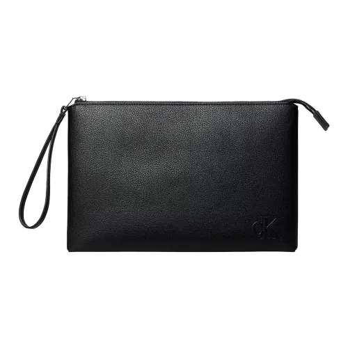 CALVIN KLEIN PU Polyurethane Clutch Men's Black