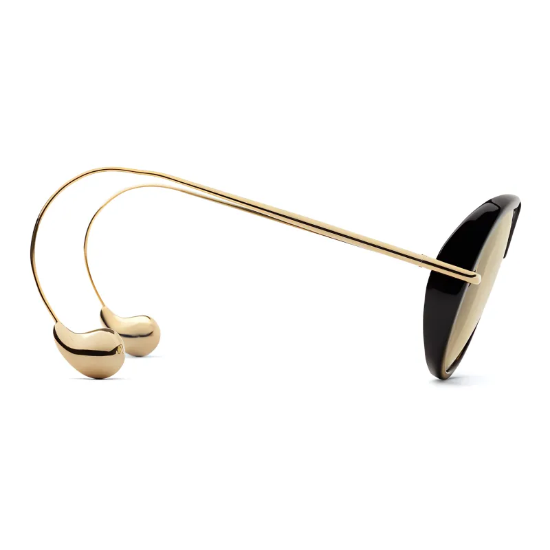 Bottega Veneta Aviator Frame Sunglasses-1