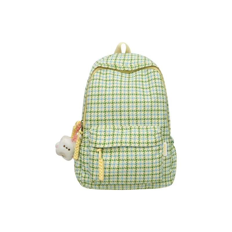 Debecca Cotton Linen Blend Backpack Regular Women's Multicolor-4