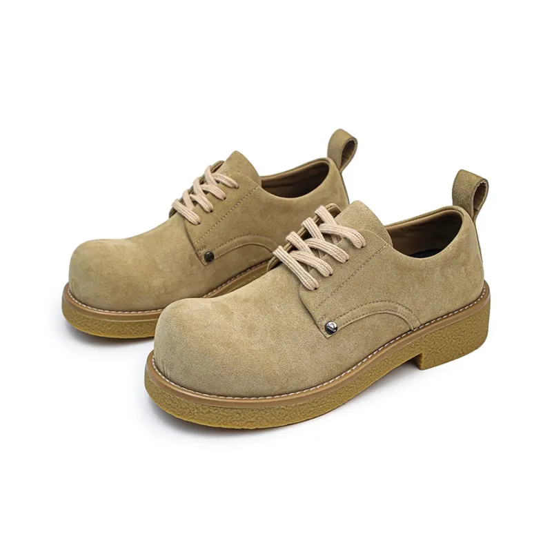 ESTEE GEEA Slip Resistant, Abrasion Resistant, Coverage, Support, Height Increasing Low Top Casual Shoes Unisex Brown-1