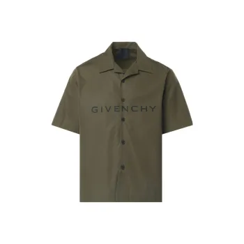 GIVENCHY SS24 Shirt Men's Olive Green