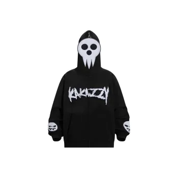 KAKAZZY Sweatshirts Unisex Black