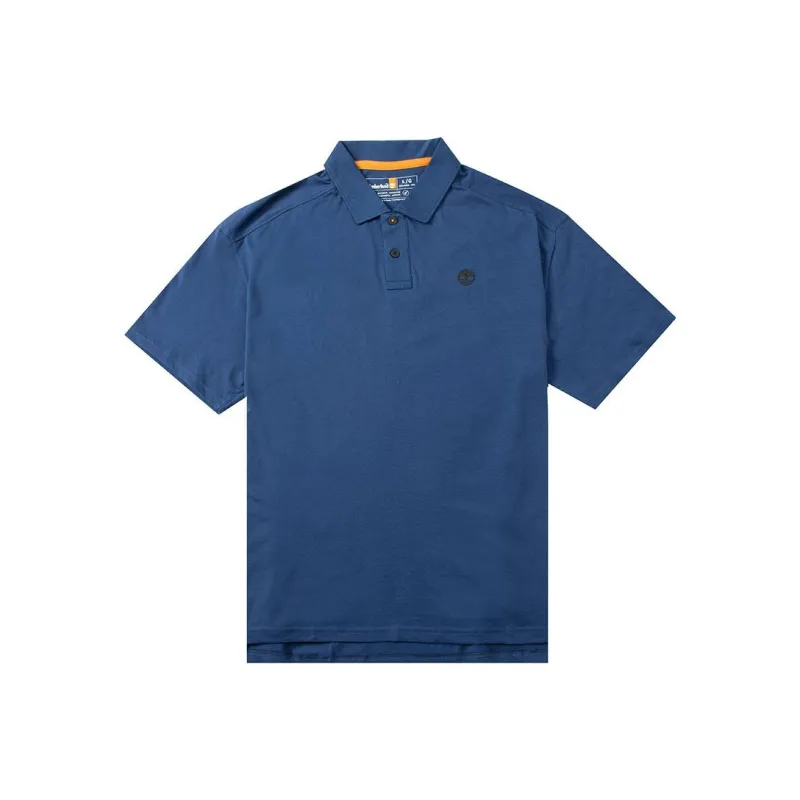 Timberland Polo Shirts Men Blue-0