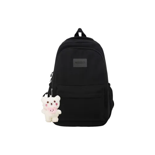 Warrior Nylon Backpack Unisex Black/Green/Blue