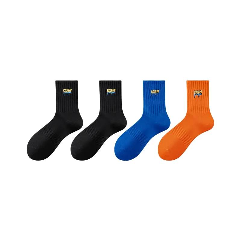 ZEROIN Mid Calf Socks Unisex 4 Pack-36