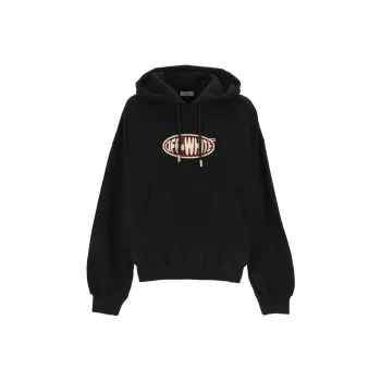 OFF WHITE Crystal embellished Logo Hoodie