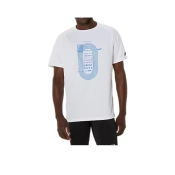 Asics SHORT SLEEVE TOP T Shirt Men's Bright White