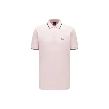 HUGO BOSS Polo Shirts Men Light Pink