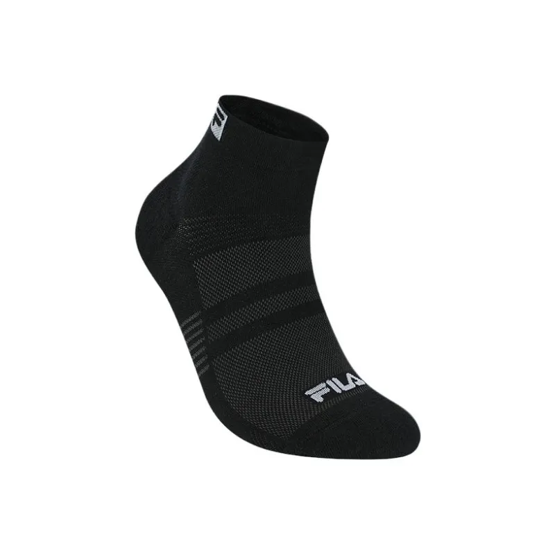 FILA Fitness Ankle Socks Men's 1 Pack Jet Black-1
