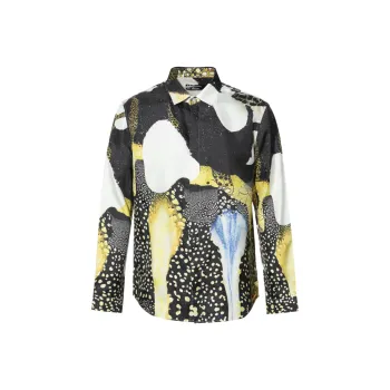 ANDREW MACKENZIE SS24 Shirt Men's Black Yellow