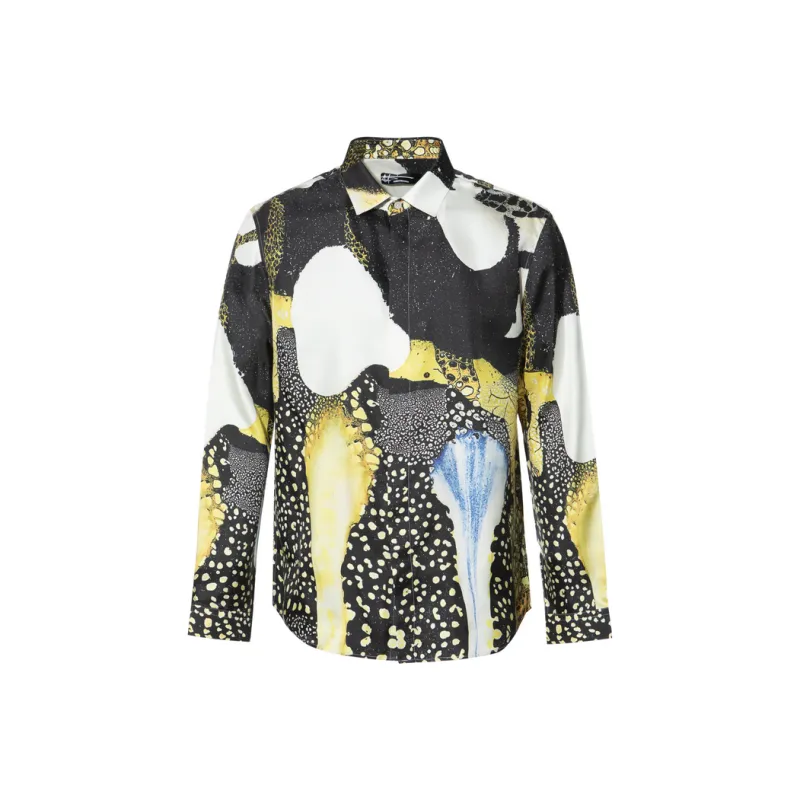 ANDREW MACKENZIE SS24 Shirt Men's Black Yellow-0