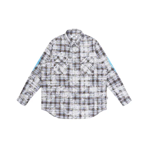 EMPTY REFERENCE Shirt Unisex Blue Brown