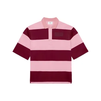 AMIPARIS Horizontal stripe Polo Shirt