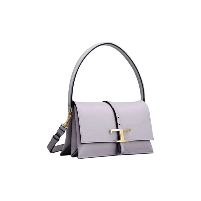 TOD'S T Timeless Calfskin One Shoulder Handbag Mini Women's Purple-1