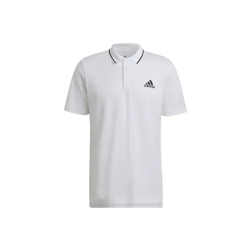 Adidas Polo Shirts Men White