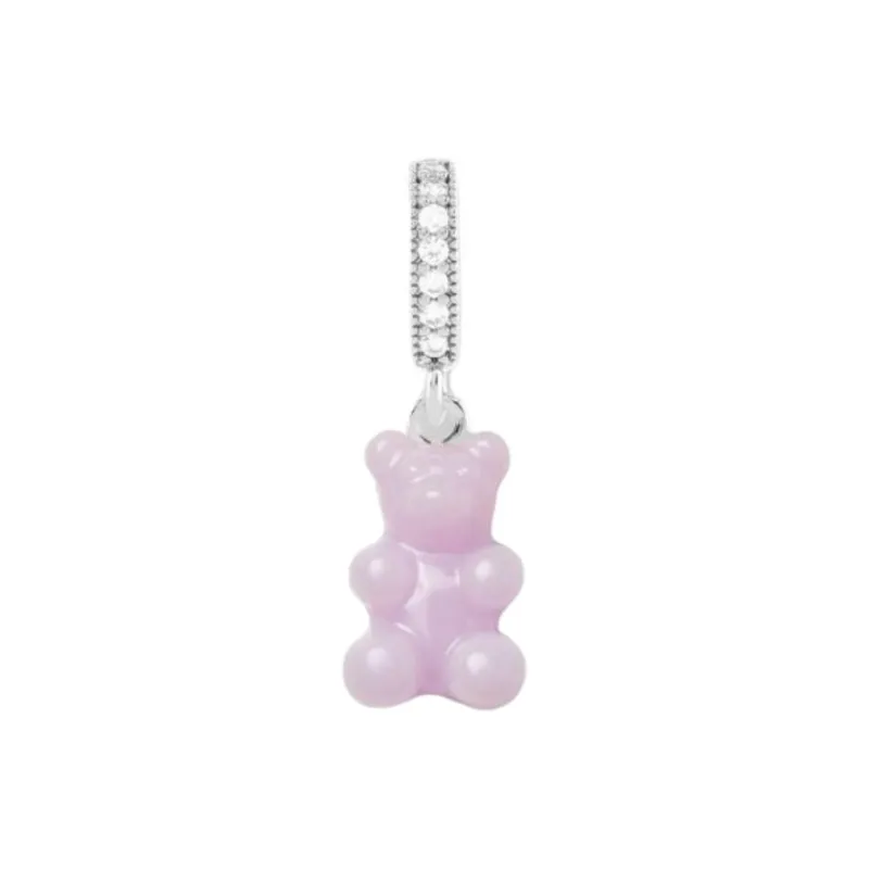 Crystal Haze Brass Charms / Pendants Unisex Pink-0