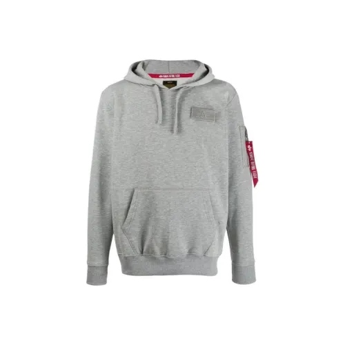 Alpha Industries Sweatshirts Men Gray