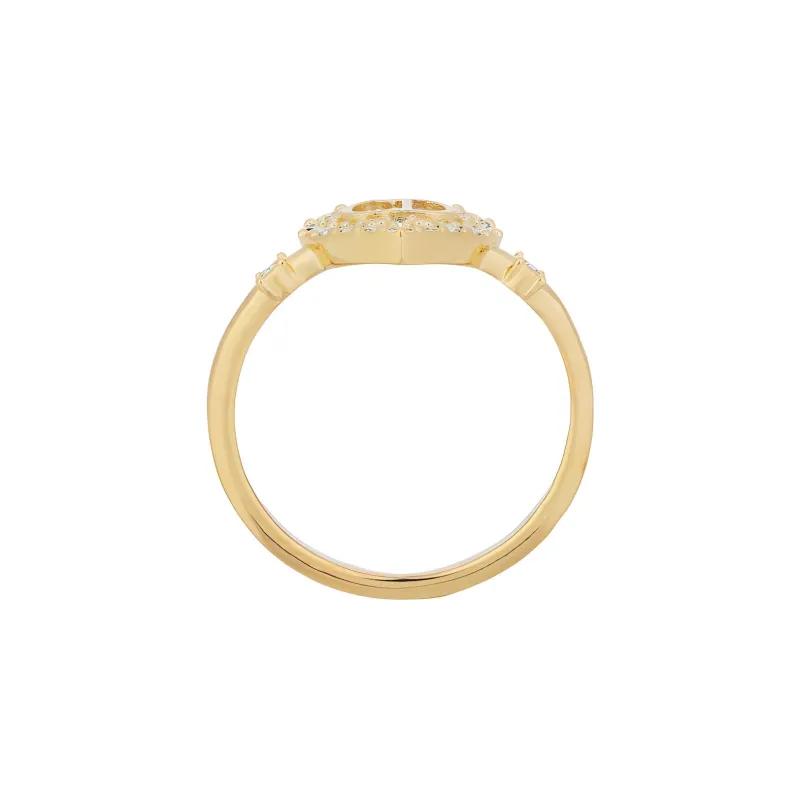 DIOR Rings Women's Gold-2