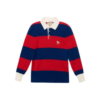GUCCI Polo Shirt Men's Multicolor