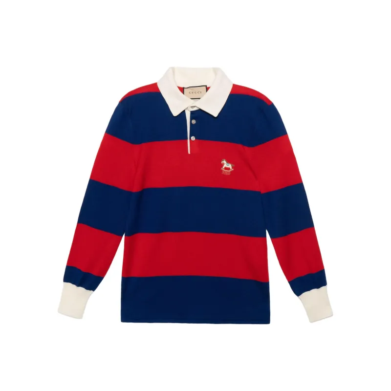 GUCCI Polo Shirt Men's Multicolor-0