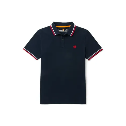 Timberland SS22 Polo Shirt Men's Dark Sapphire