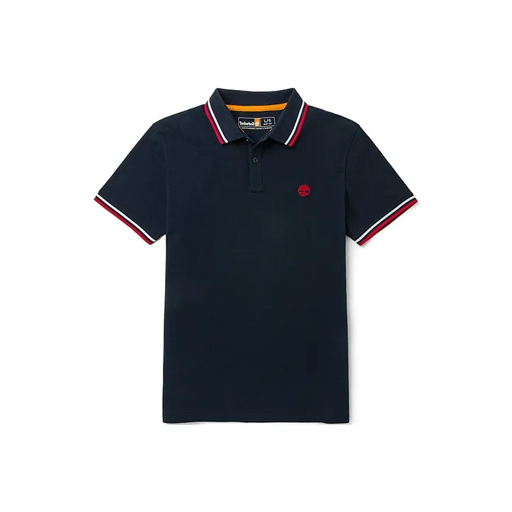 Timberland SS22 Polo Shirt Men's Dark Sapphire-0