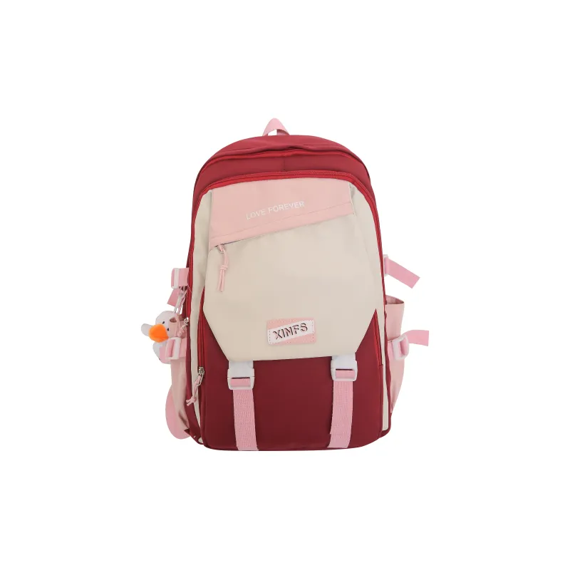 Tong Tong Rabbit Nylon Backpack Women's Black/Blue/Red/Green-10