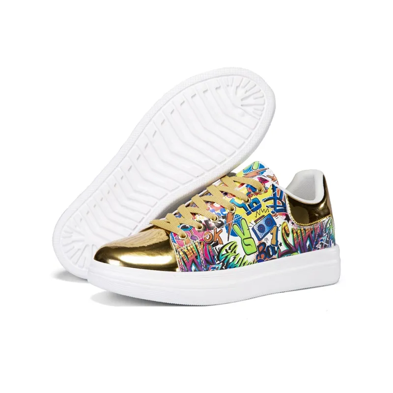 CAMOSI Anti Slip Wear Resistant Low Top Skateboard Shoes Men's-5