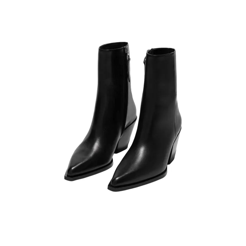 Aeyde Kara Ankle Boots 7.5cm Women's Black-2