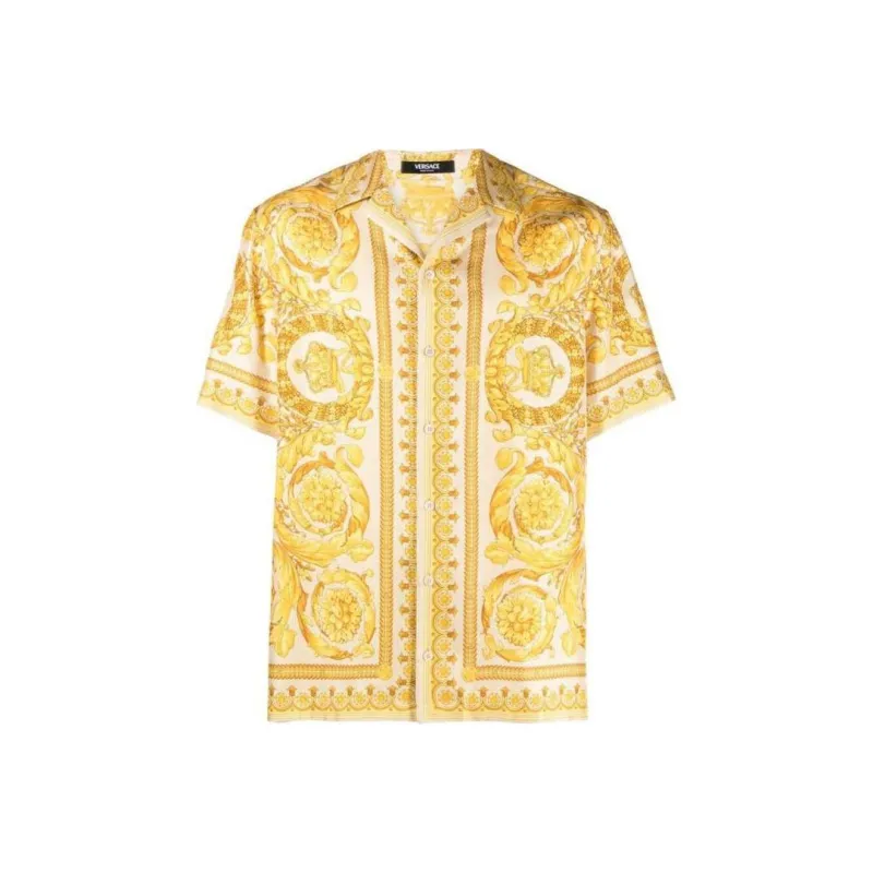 VERSACE Barocco print Silk Shirt-0