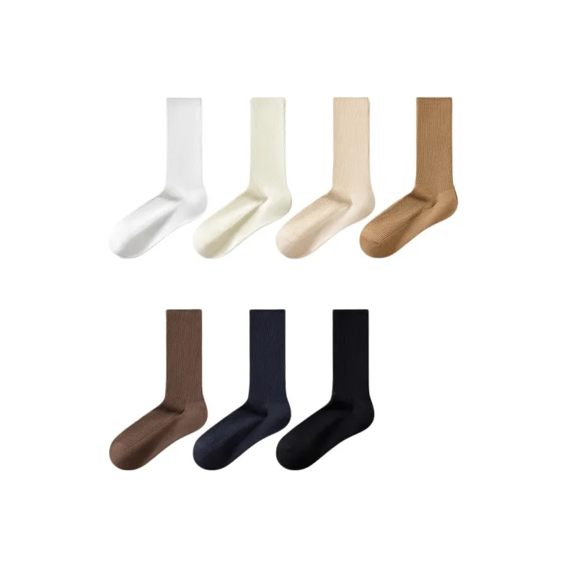 Temooues Mid Calf Socks Women's 5 Pack-9