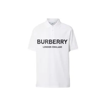 Burberry Polo Shirt Men's White