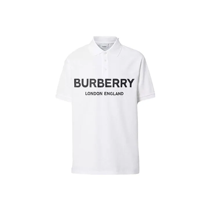 Burberry Polo Shirt Men's White-0