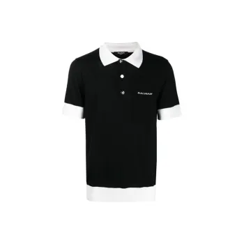 BALMAIN Polo Shirts Men Black