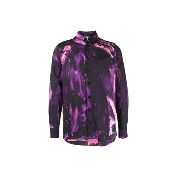 MOSCHINO Shirts Men Purple
