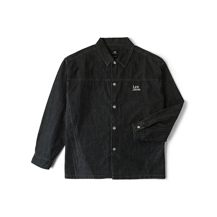 Lee Shirts Men Black Gray Color-0
