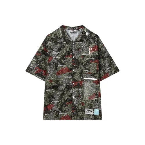 FILA MIHARA YASUHIRO Collaboration Collection Shirt Men's British Green