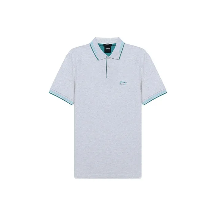 HUGO BOSS Polo Shirt Men's Light Gray-0