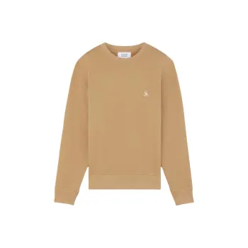 Maison Kitsune Chillax Fox Patch Crewneck Sweatshirt