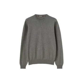 Loro Piana Classic Crew Neck Sweatshirt Men's Gray