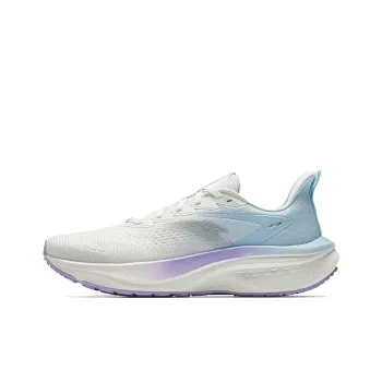 Anta Mach 5 SE Slip Resistant And Breathable Low Top Casual Running Shoes Women's White Blue Purple