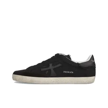 PREMIATA Steven Slip Resistant Low Top Skateboard Shoes Women's Black