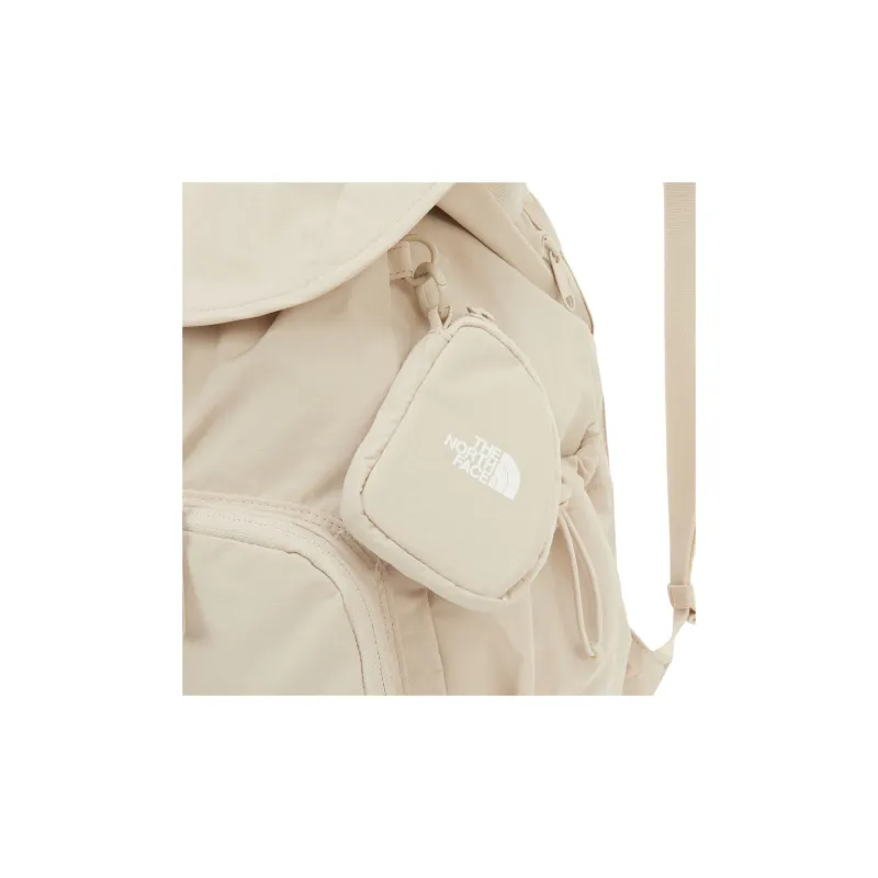 THE NORTH FACE Nylon Backpack Women's White Sand-4