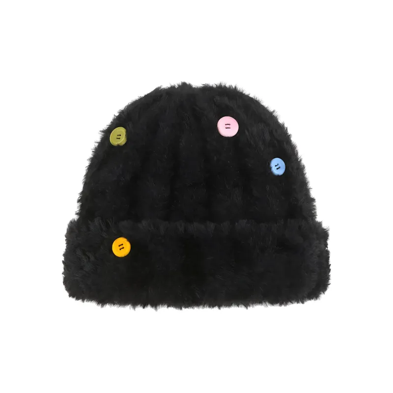 Alexia Sandra Polyester Beanies Women's Black-1