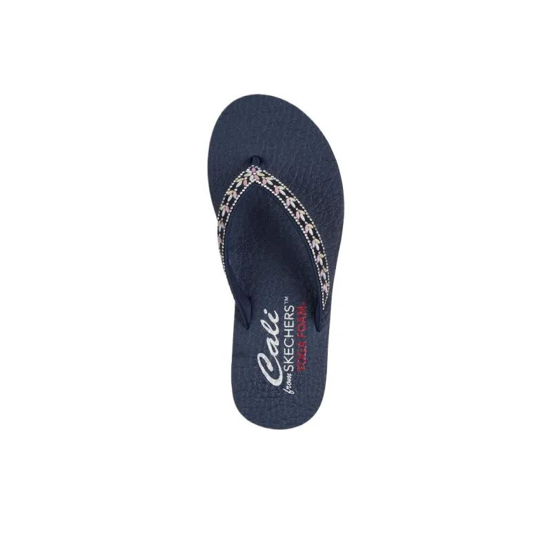 Skechers Meditation Flip Flops Women's Blue-2